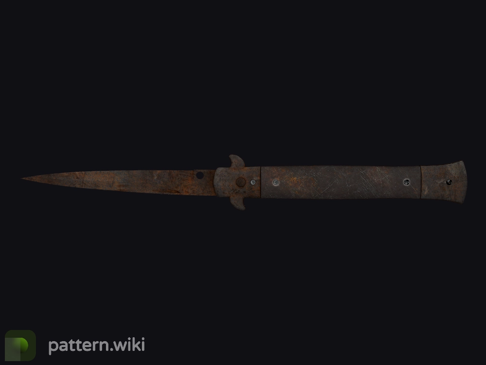 Stiletto Knife Rust Coat seed 913