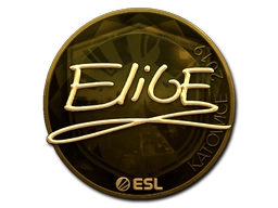 Sticker EliGE (Gold) | Katowice 2019 preview