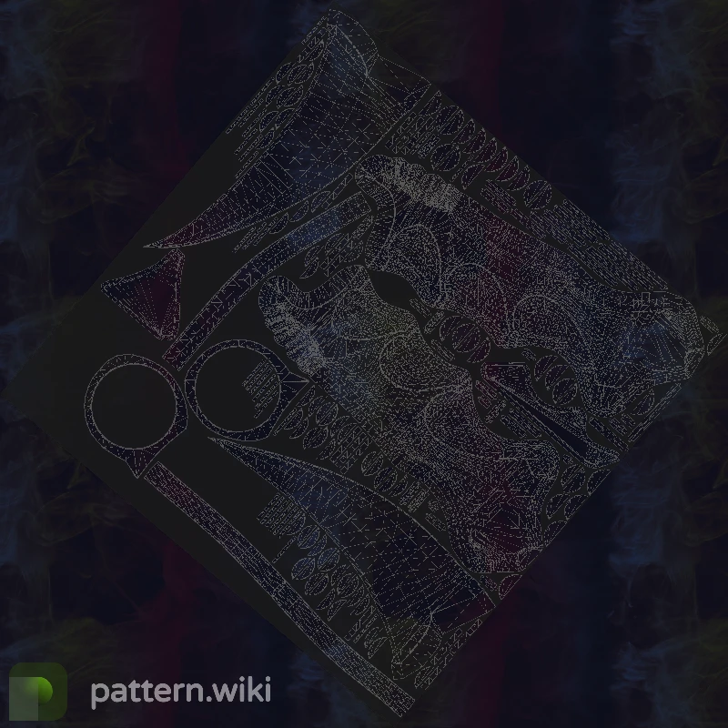 Karambit Doppler seed 694 pattern template