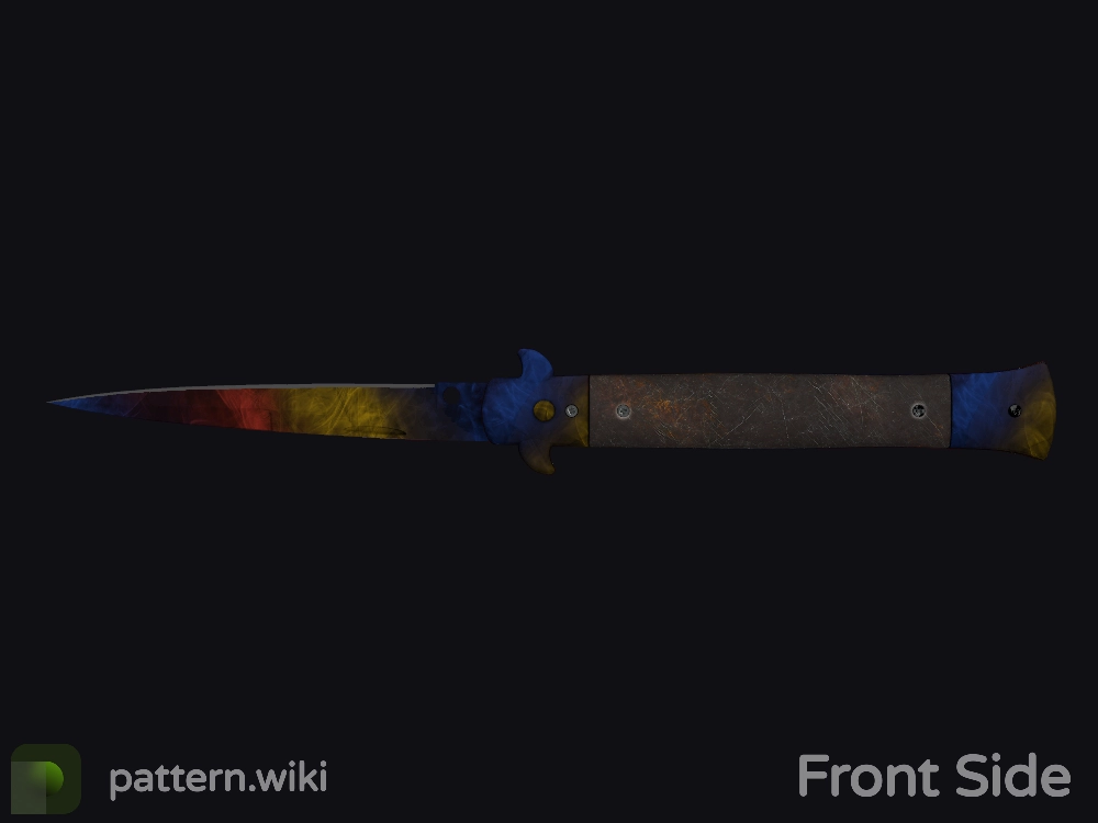 Stiletto Knife Marble Fade seed 518