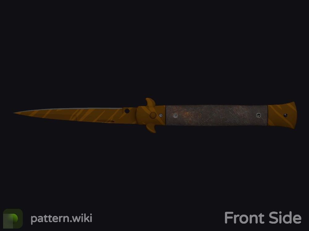 Stiletto Knife Tiger Tooth seed 353