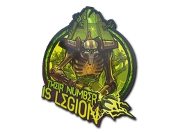 Sticker Necron preview