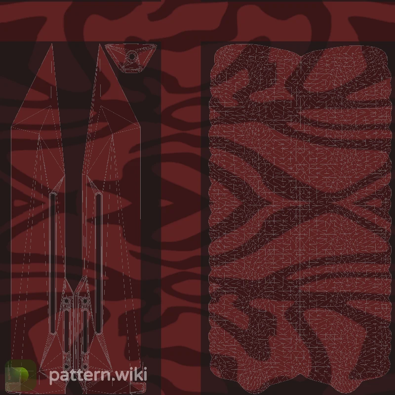 Paracord Knife Slaughter seed 56 pattern template