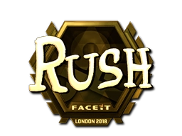 Sticker RUSH (Gold) | London 2018 preview