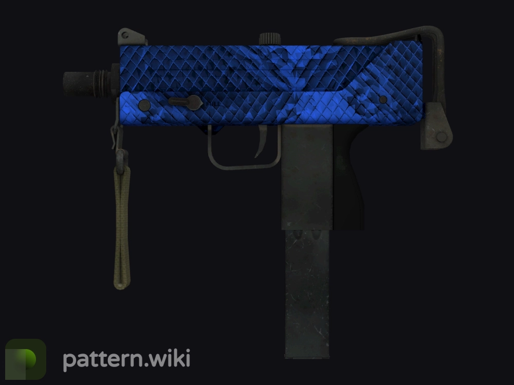 MAC-10 Lapis Gator seed 334