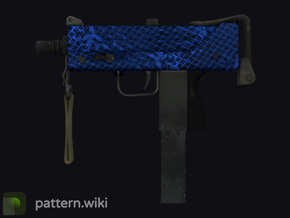 MAC-10 Lapis Gator seed 825