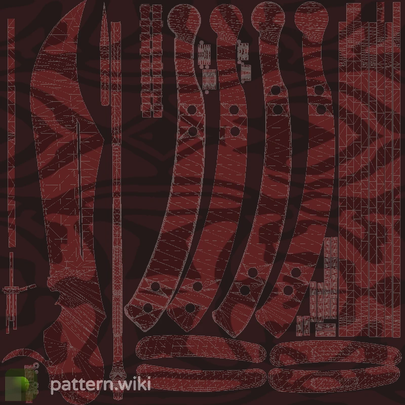 Butterfly Knife Slaughter seed 929 pattern template