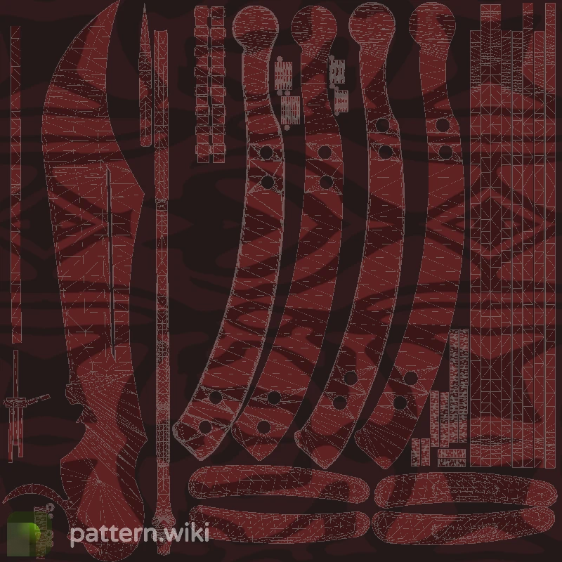 Butterfly Knife Slaughter seed 670 pattern template