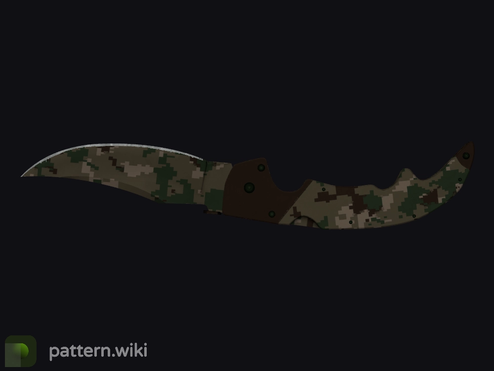 Falchion Knife Forest DDPAT seed 391