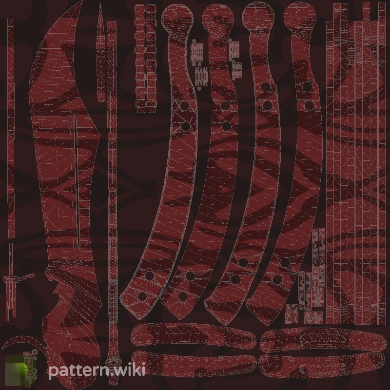 Butterfly Knife Slaughter seed 597 pattern template