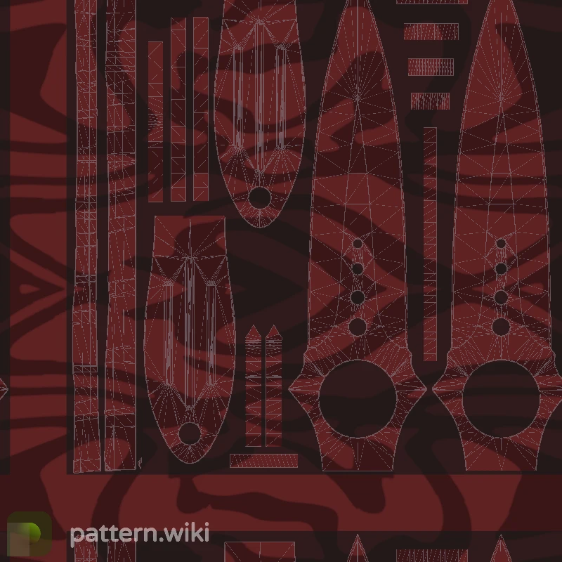 Skeleton Knife Slaughter seed 991 pattern template