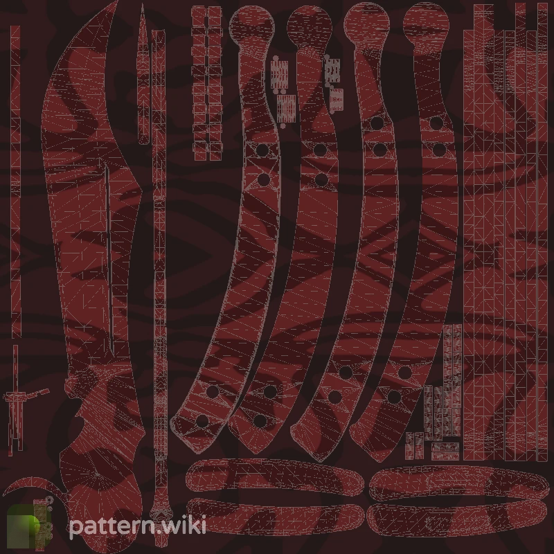 Butterfly Knife Slaughter seed 231 pattern template