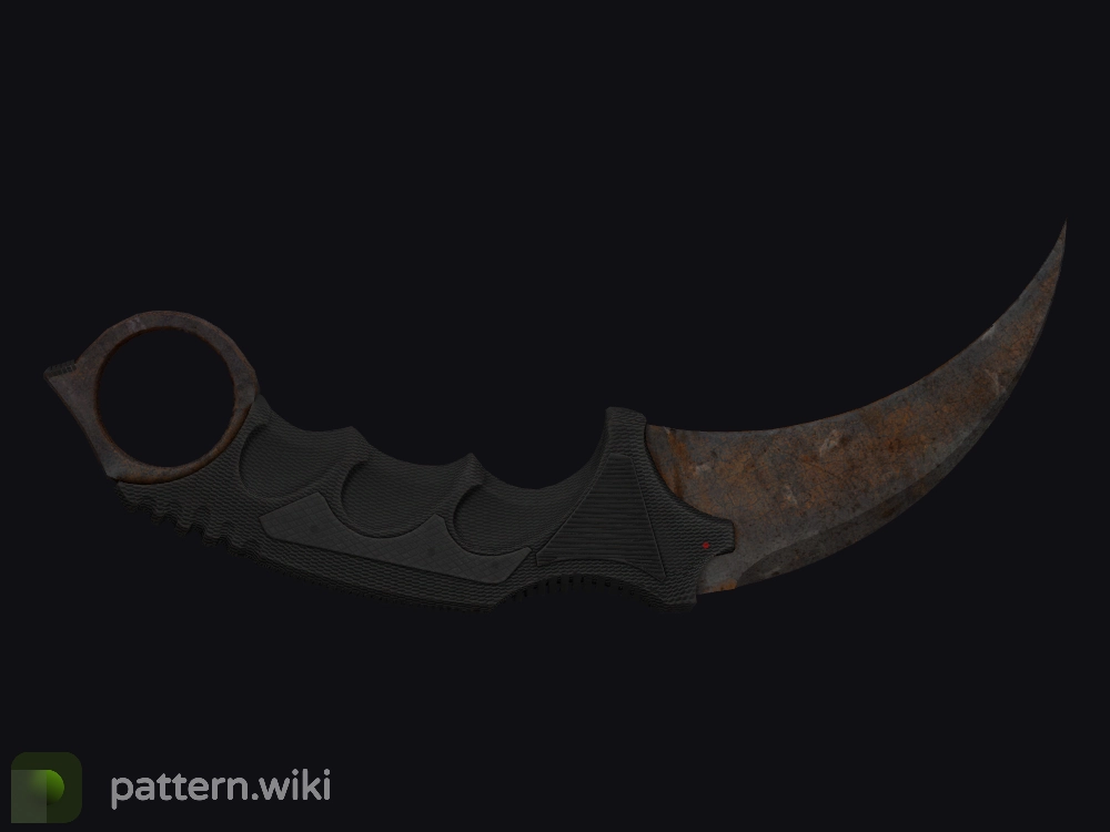 Karambit Rust Coat seed 345