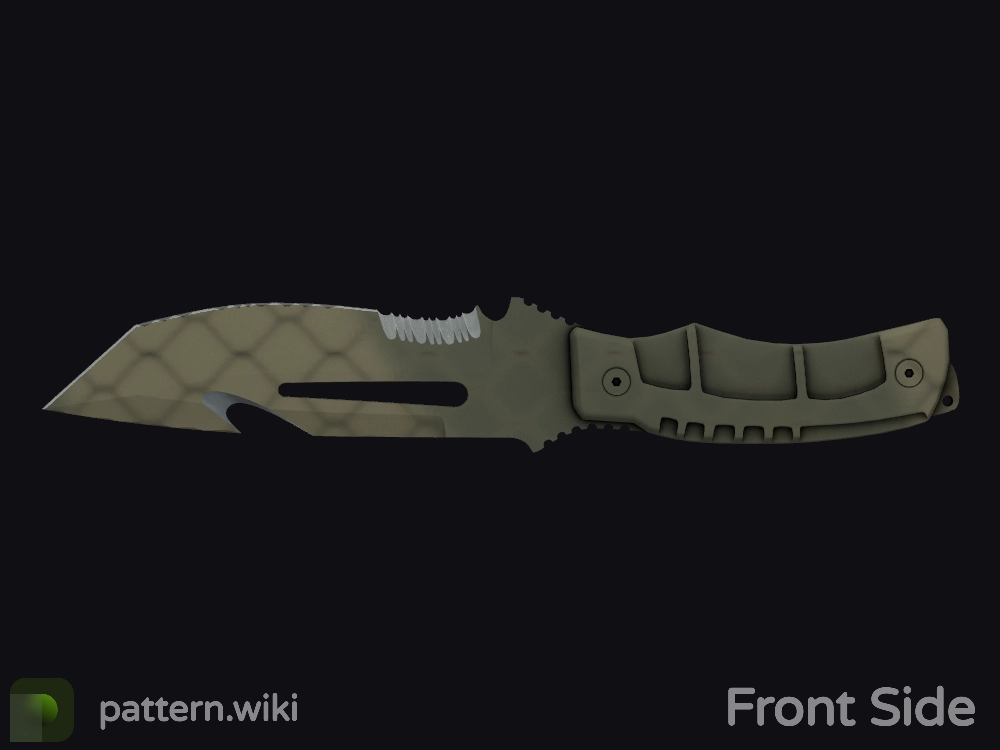 Survival Knife Safari Mesh seed 376