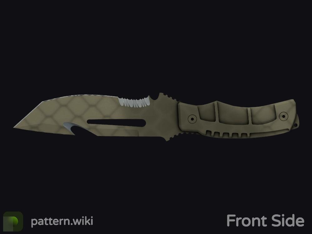 Survival Knife Safari Mesh seed 356