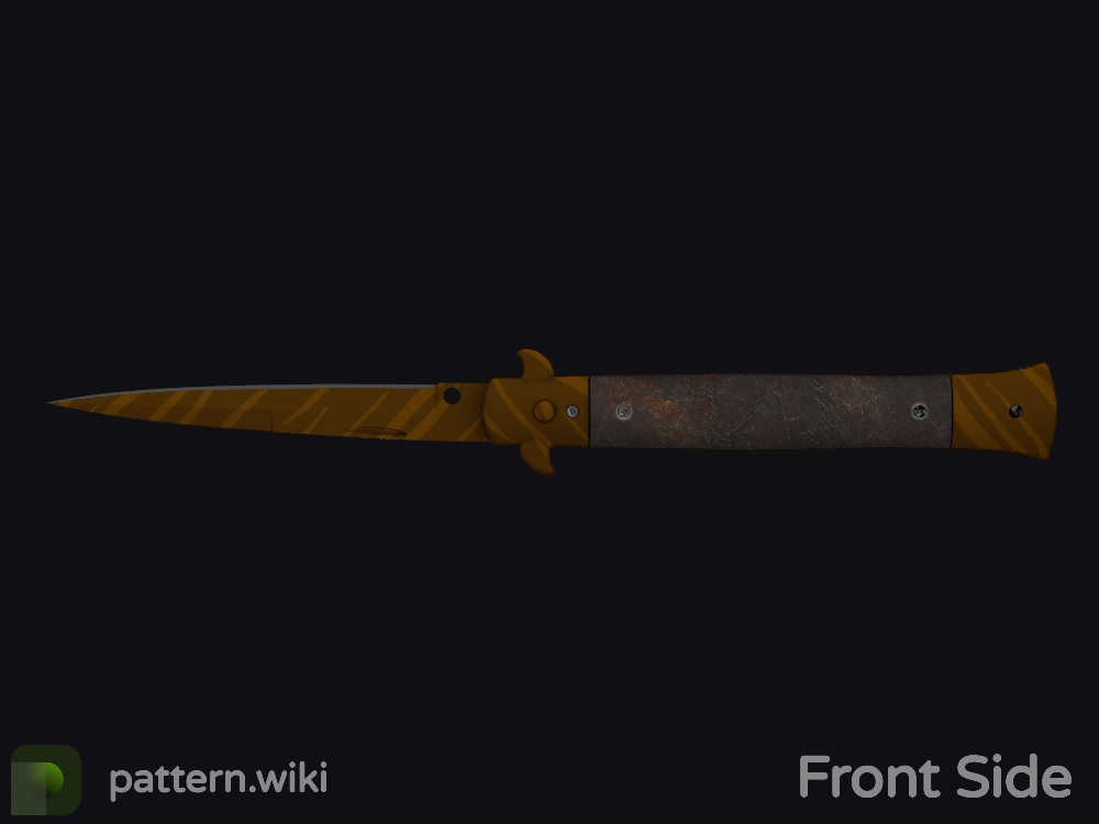 Stiletto Knife Tiger Tooth seed 371