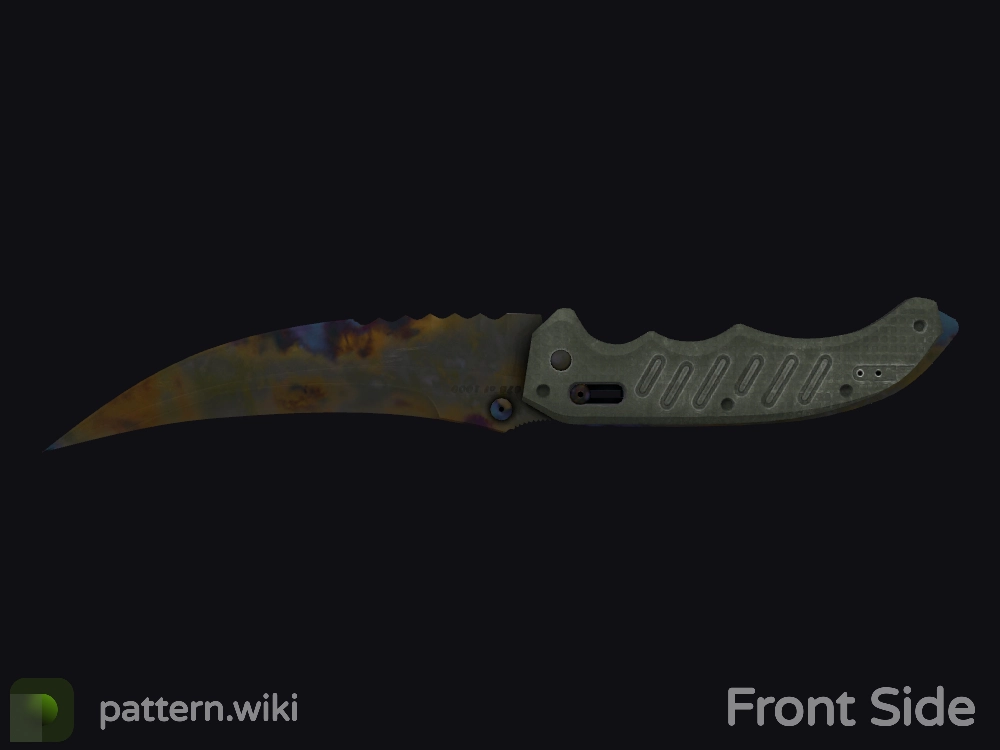 Flip Knife Case Hardened seed 328