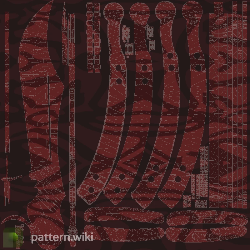 Butterfly Knife Slaughter seed 77 pattern template