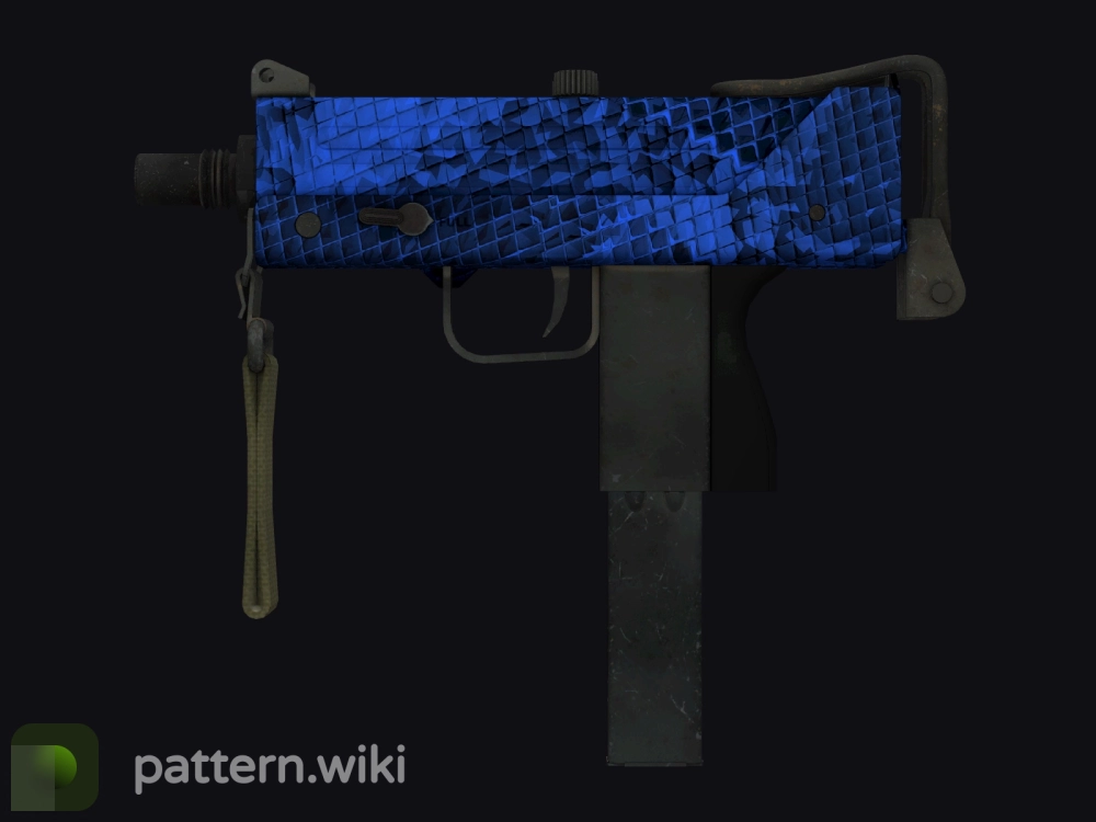 MAC-10 Lapis Gator seed 174