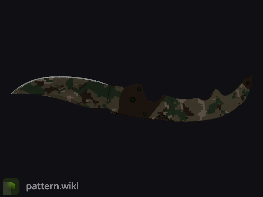 Falchion Knife Forest DDPAT seed 231