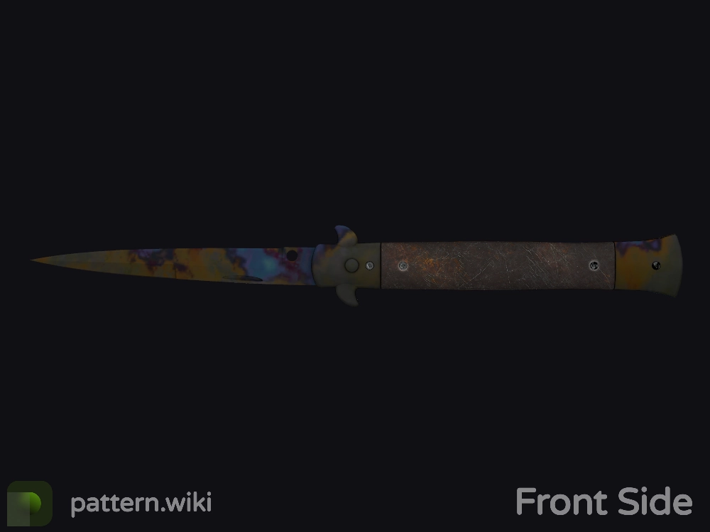 Stiletto Knife Case Hardened seed 204