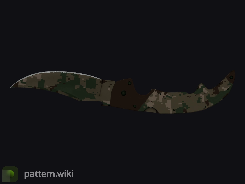 Falchion Knife Forest DDPAT seed 374