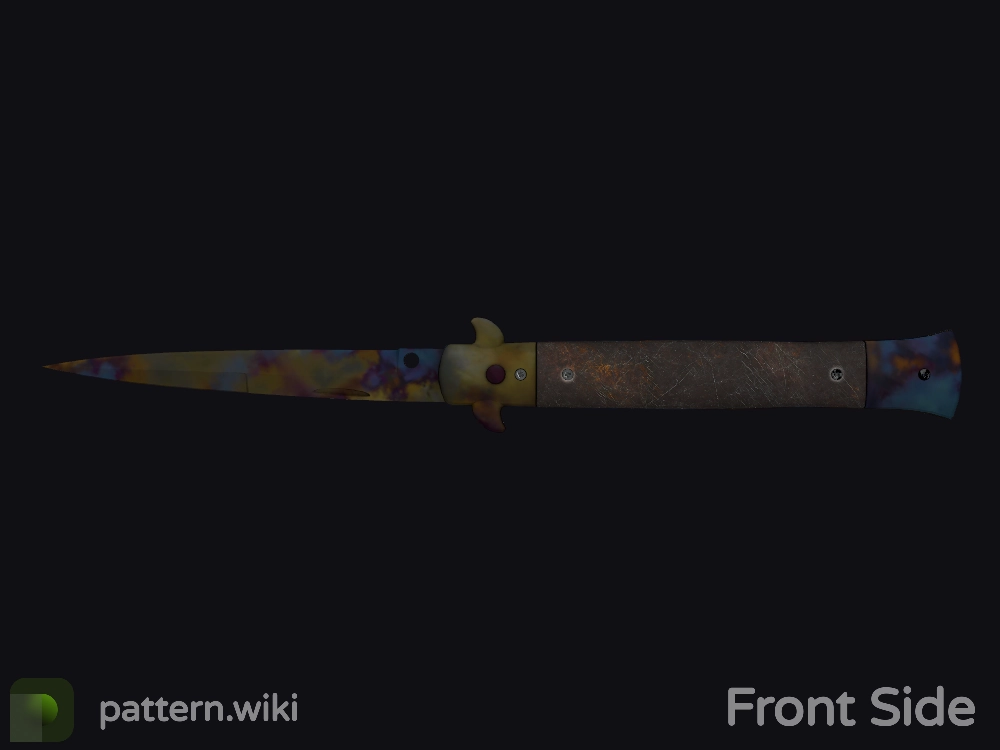 Stiletto Knife Case Hardened seed 789