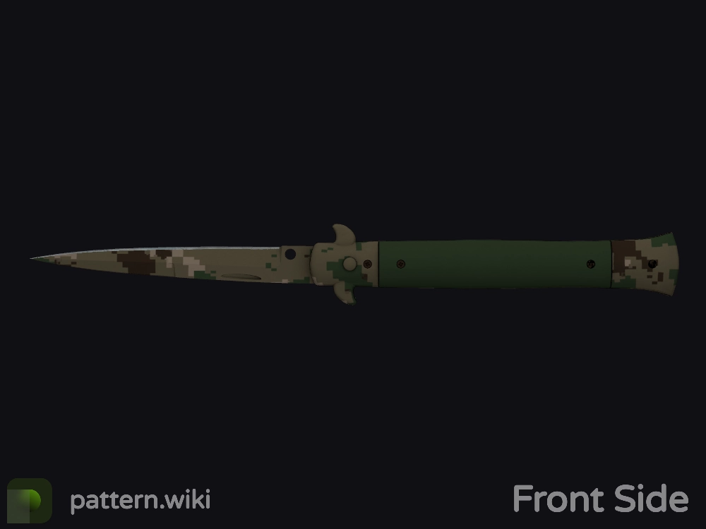 Stiletto Knife Forest DDPAT seed 204