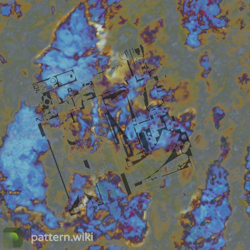 AK-47 Case Hardened seed 184 pattern template