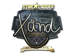 Sticker xand (Gold) | Berlin 2019 preview