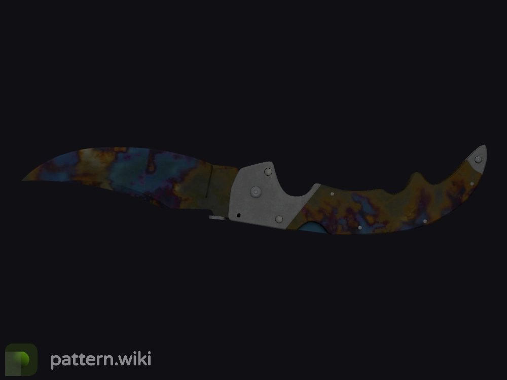 Falchion Knife Case Hardened seed 253