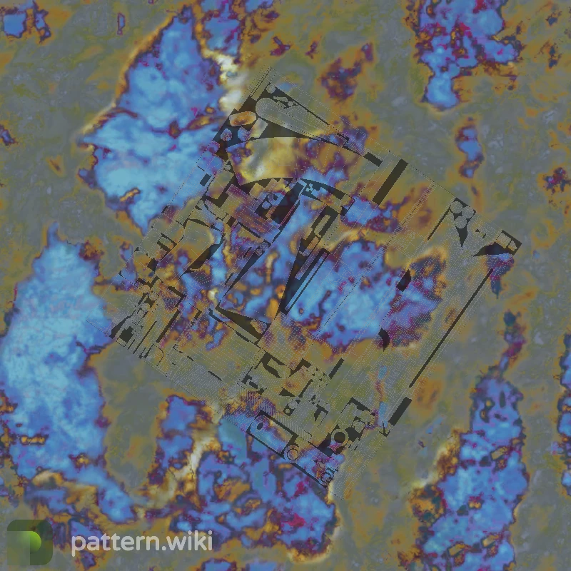 AK-47 Case Hardened seed 729 pattern template