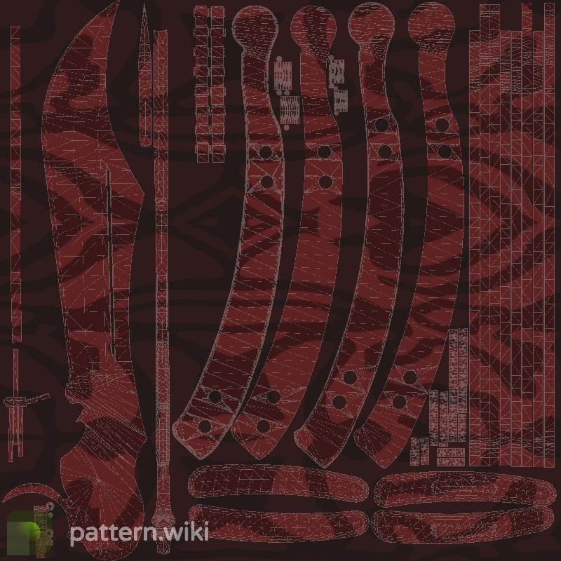 Butterfly Knife Slaughter seed 988 pattern template