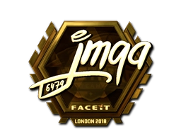 Sticker jmqa (Gold) | London 2018 preview