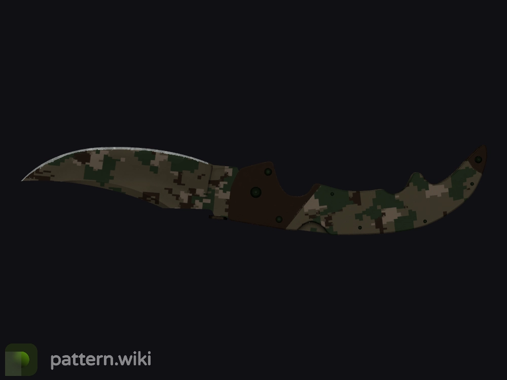 Falchion Knife Forest DDPAT seed 461