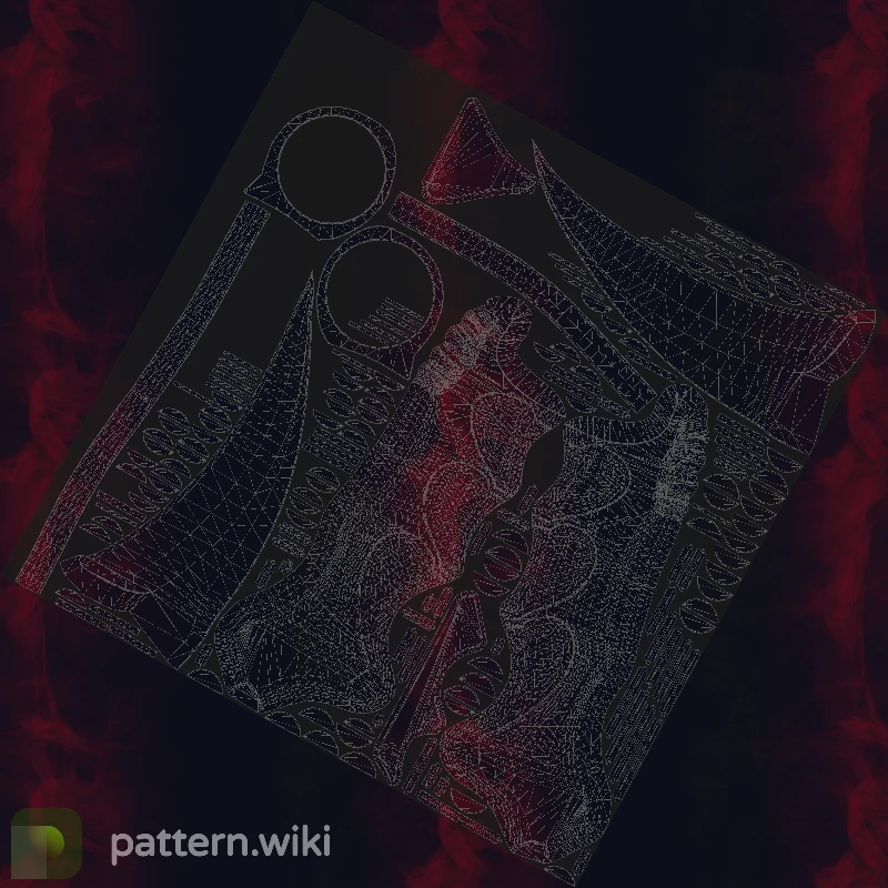 Karambit Doppler seed 244 pattern template