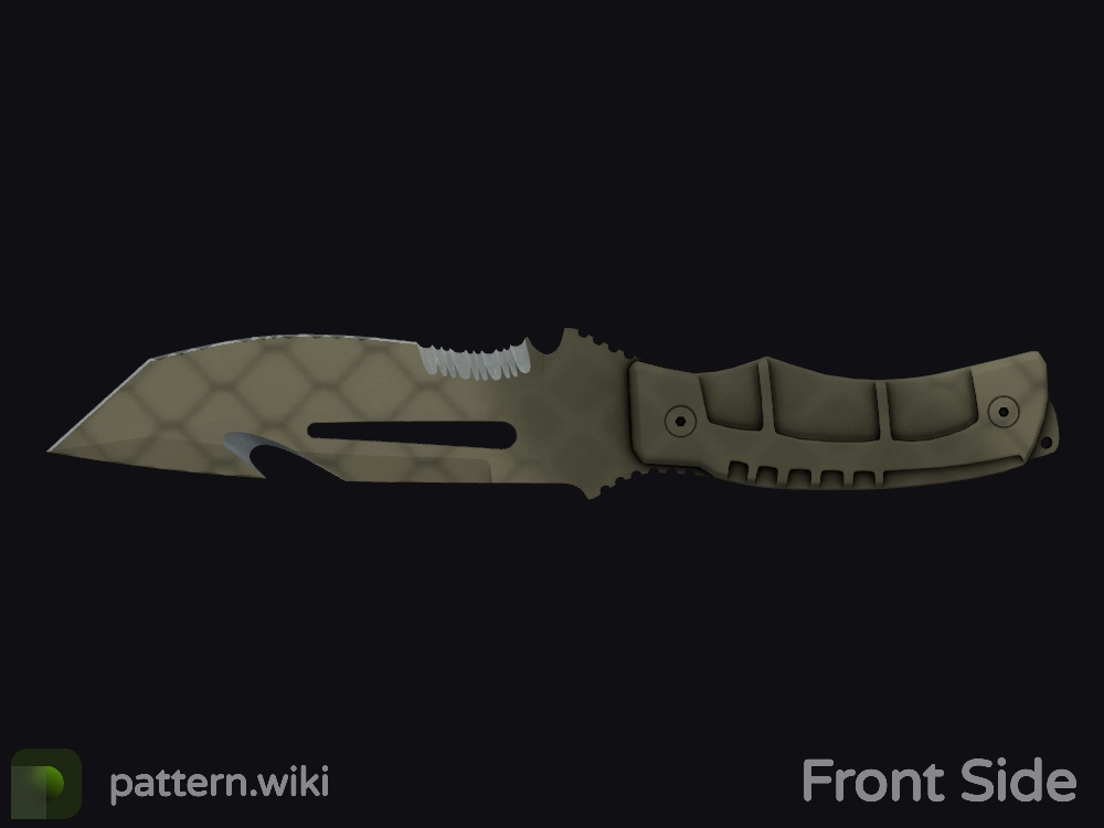 Survival Knife Safari Mesh seed 581