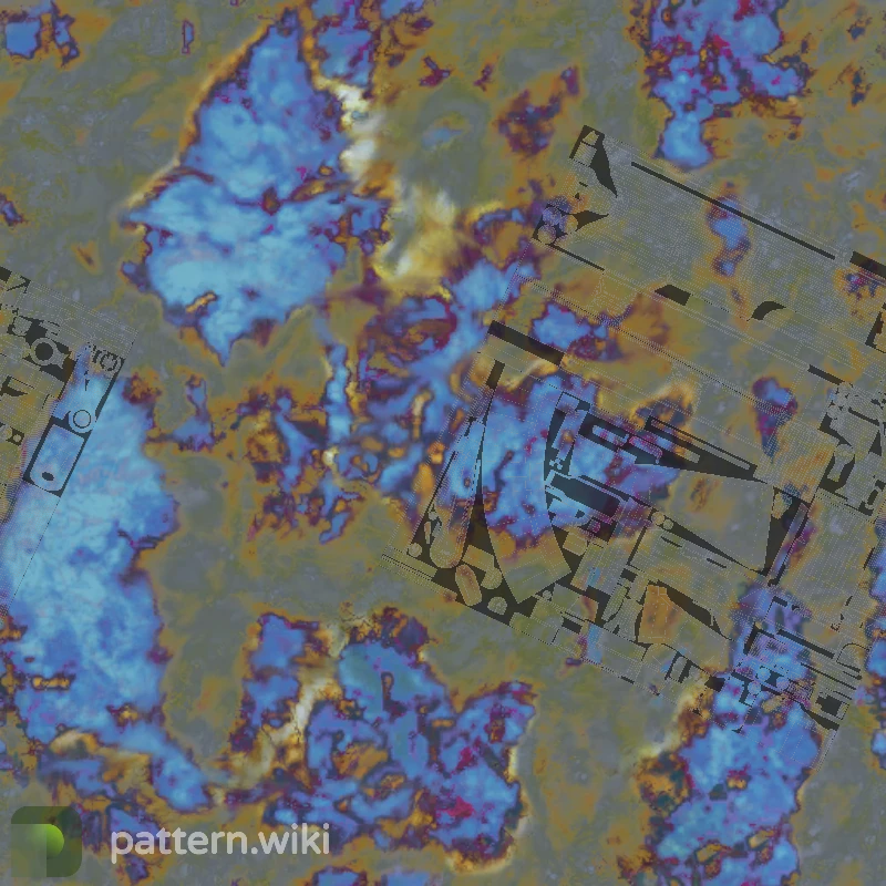 AK-47 Case Hardened seed 781 pattern template