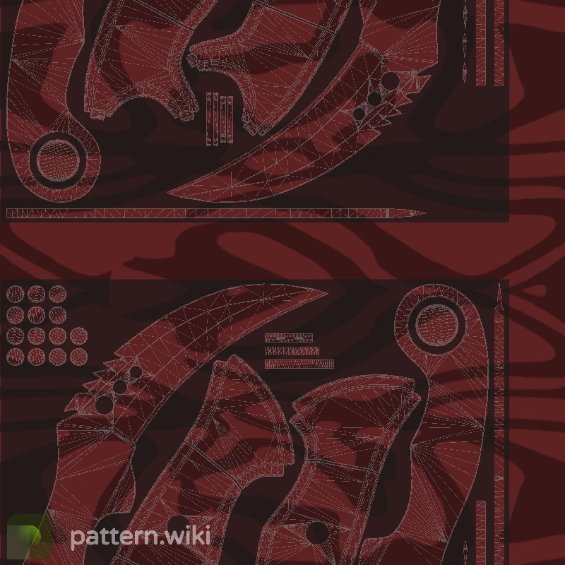 Talon Knife Slaughter seed 130 pattern template