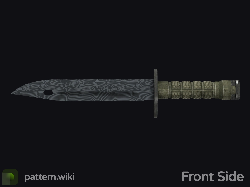 Bayonet Damascus Steel seed 344