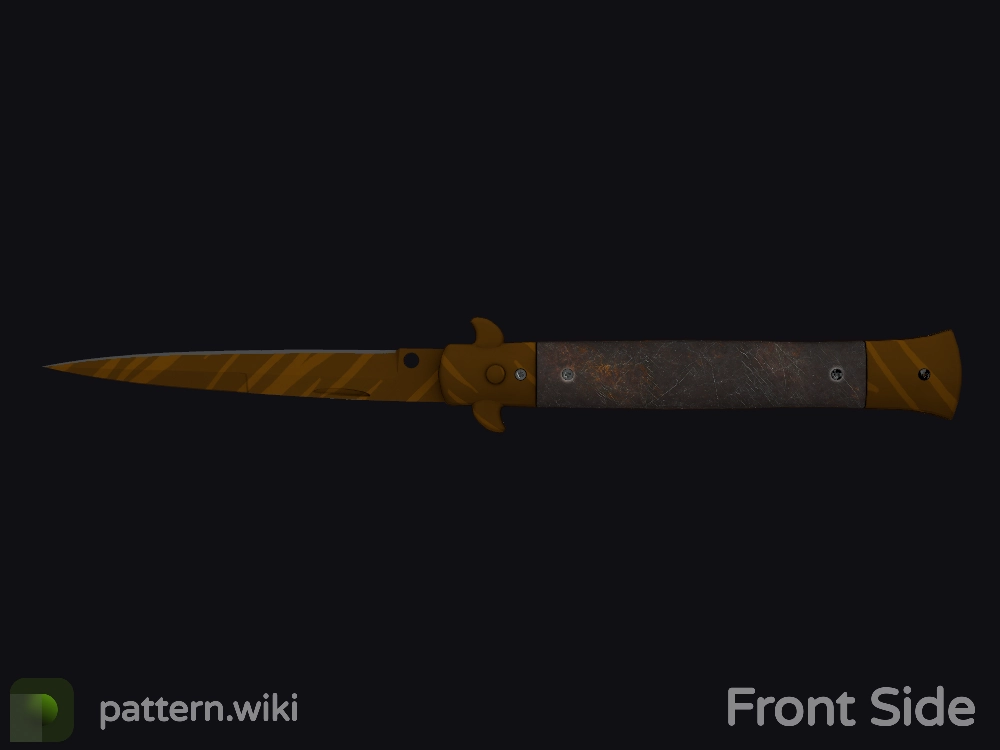 Stiletto Knife Tiger Tooth seed 98