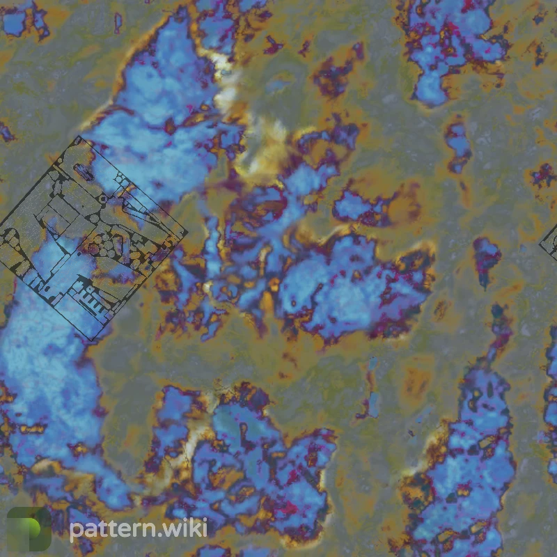 Five-SeveN Case Hardened seed 632 pattern template