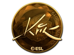 Sticker Kvik (Gold) | Katowice 2019 preview