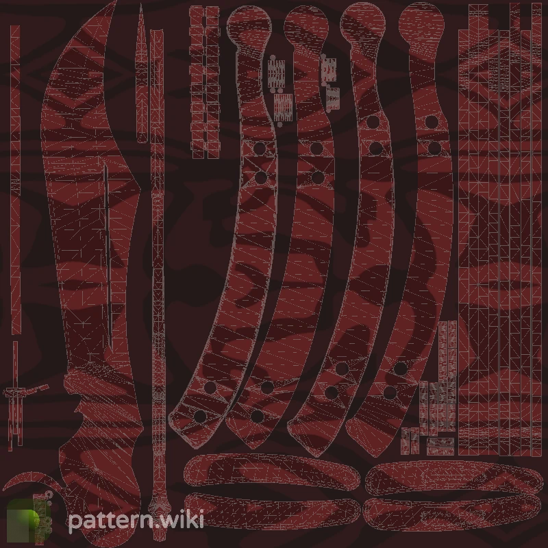 Butterfly Knife Slaughter seed 357 pattern template