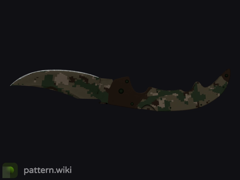 Falchion Knife Forest DDPAT seed 182