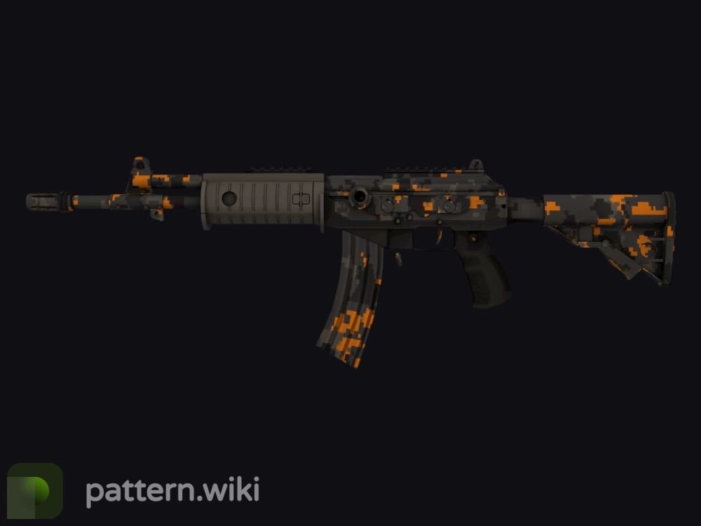 Galil AR Orange DDPAT seed 159