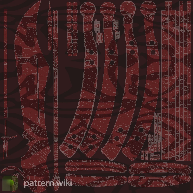 Butterfly Knife Slaughter seed 728 pattern template