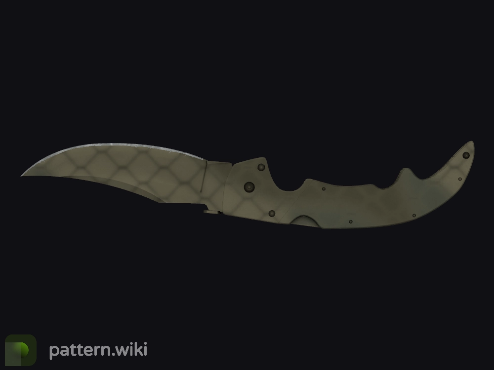 Falchion Knife Safari Mesh seed 844