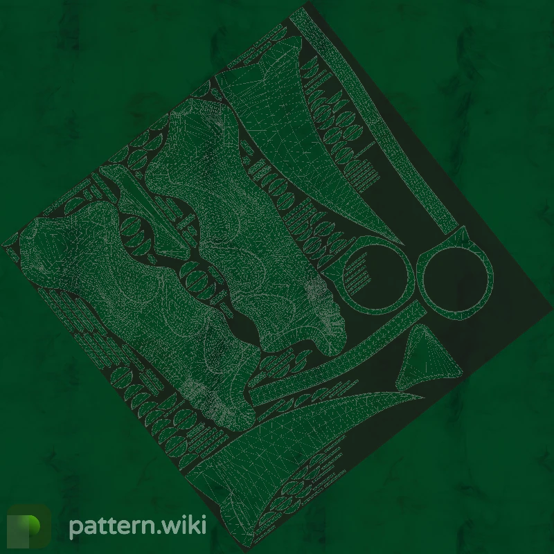 Karambit Gamma Doppler seed 89 pattern template