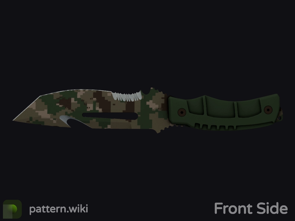 Survival Knife Forest DDPAT seed 266